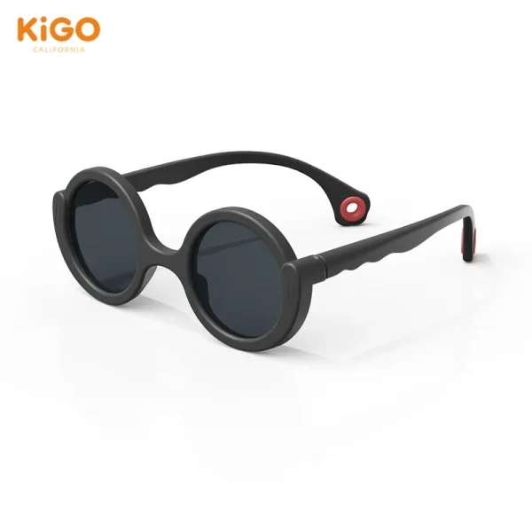 KiGO California childrens black sunglasses​
