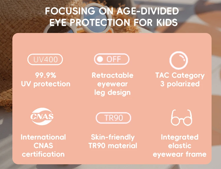 KiGO California childrens sunglasses walmart​ are focusing on age-divided eye protection for kids.