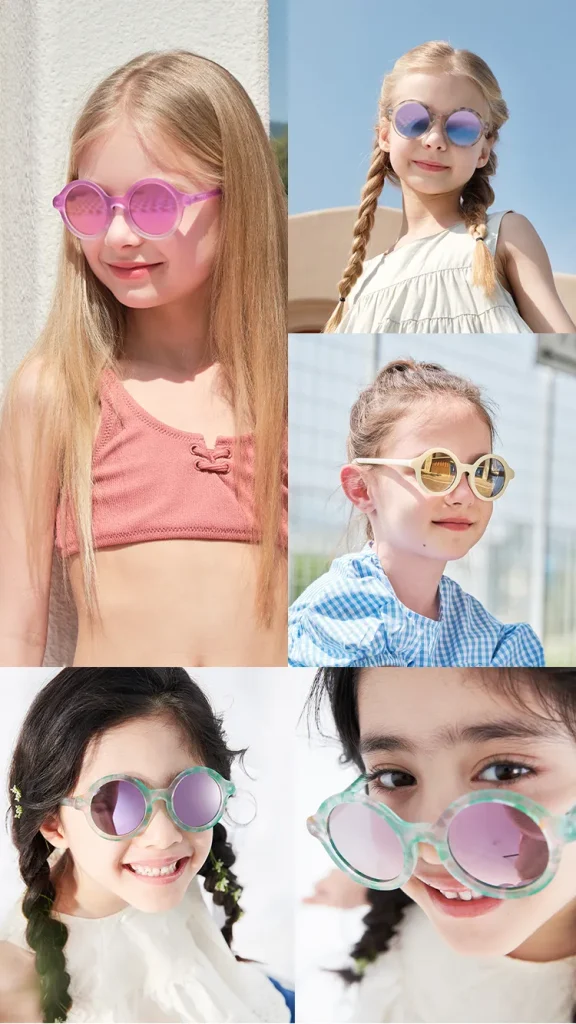 KiGO California kids sunglasses girls are colorful.