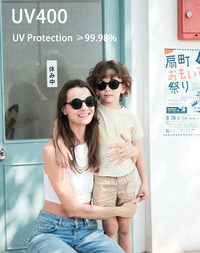 KiGO children's sunglasses can provide 99.98% uv protection