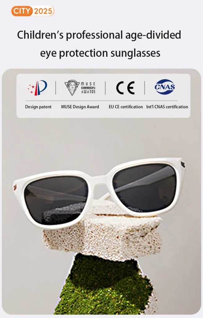 KiGO California sunglass for kids​' certifications
