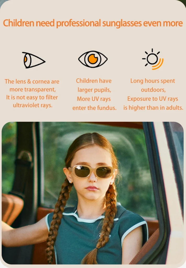 children's polarized sunglasses for UV rays protection