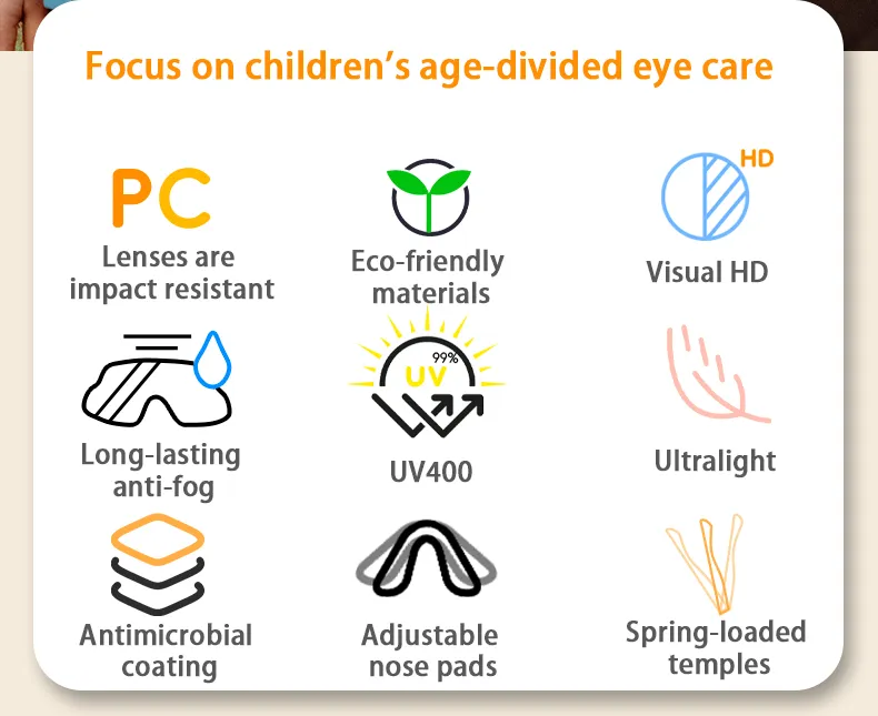 KiGO kid sunglasses​ foucus on children's age-divided eye care