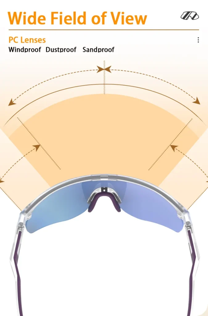 KiGO kids sunglasses boys​ has a wide filed of view