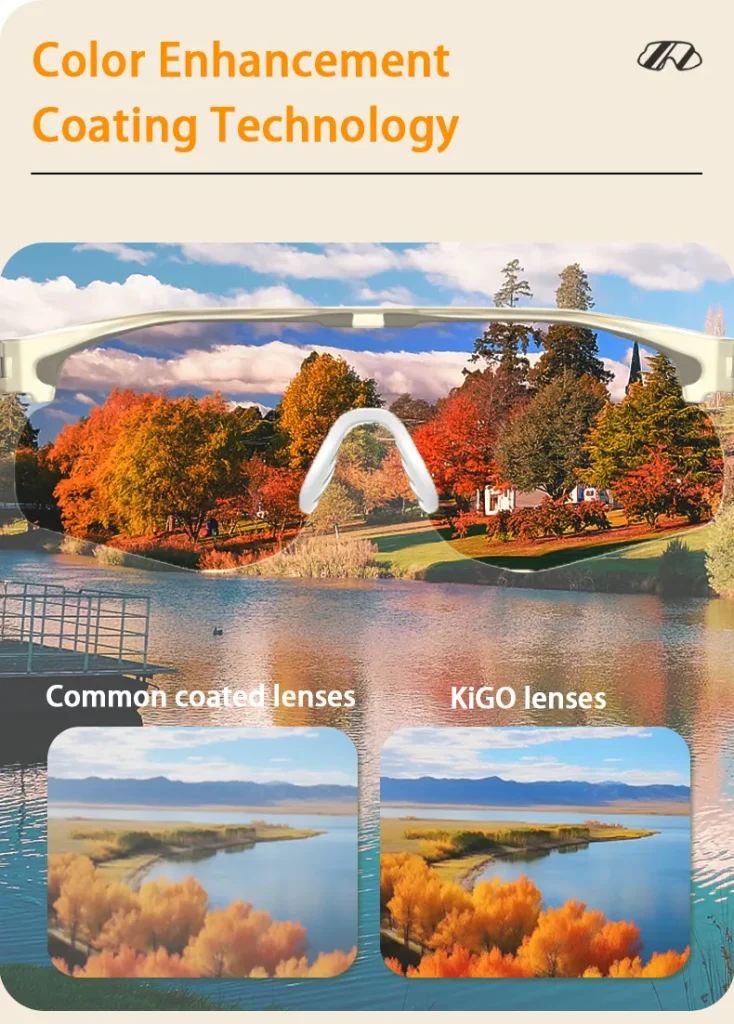 KiGO kids prescription sunglasses​ has a clear vision
