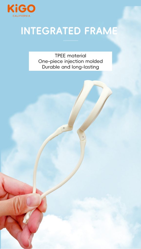 KiGO childrens sun glasses​ use TPEE material, one-piece injection molded, durable and long-lasting.