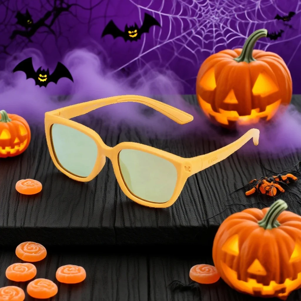 orange sunglass star kids character